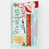 Ontbijt snel met Santa Banner (Verticaal)