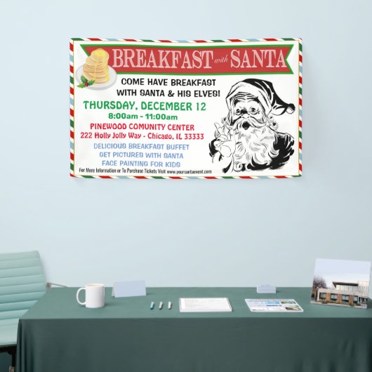 Ontbijt snel met Santa Banner (Beurs)