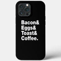 Ontbijt (Spek & Eieren & Toast & Koffie.) Case-Ma