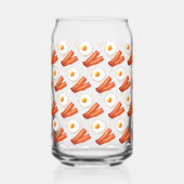 Ontbijt spek en ei blikvorm glas (Voorkant)