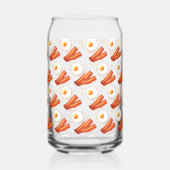 Ontbijt spek en ei blikvorm glas (Rechts)