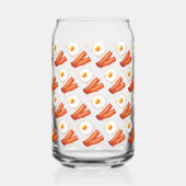 Ontbijt spek en ei blikvorm glas (Links)