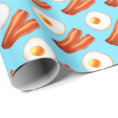 Ontbijt spek en ei cadeaupapier (Rol Hoek)