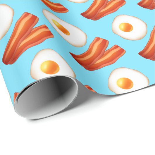 Ontbijt spek en ei cadeaupapier (Rol Hoek)