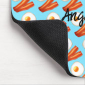 Ontbijt spek en ei muismat (Hoek)