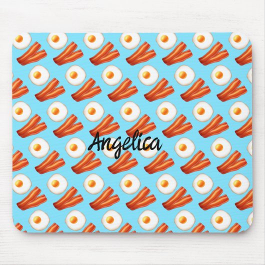 Ontbijt spek en ei muismat (Voorkant)