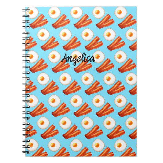 Ontbijt spek en ei notitieboek (Voorkant)