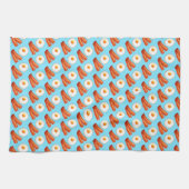 Ontbijt spek en ei theedoek (Horizontaal)