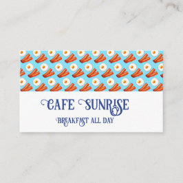 Ontbijt spek en ei visitekaartje