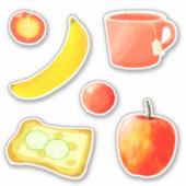 Ontbijt Sticker (Voorkant)