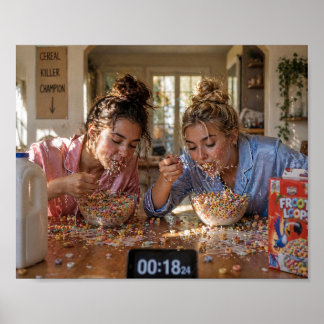 Ontbijt Strijd Poster