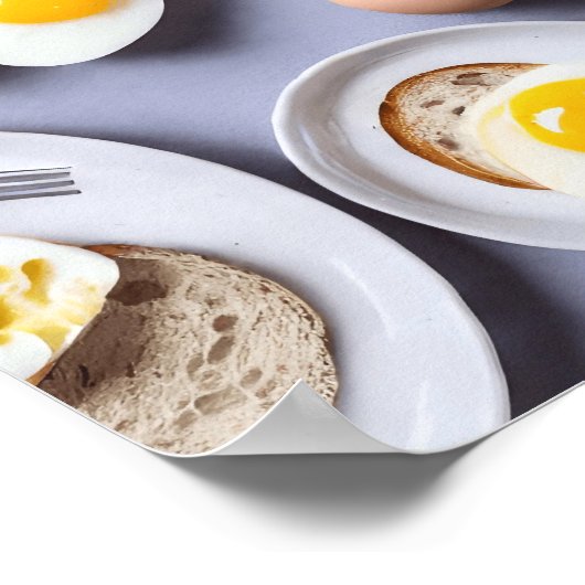 Ontbijt thema Poster (Hoek)