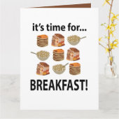 Ontbijt Tijd Voor Ontbijt Kaart (Gele Bloem)