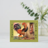 Ontbijt uitnodiging voor sociale oproeppartij (Staand voorkant)