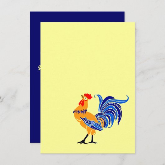 Ontbijt uitnodiging voor sociale oproeppartij (Voorkant / Achterkant)