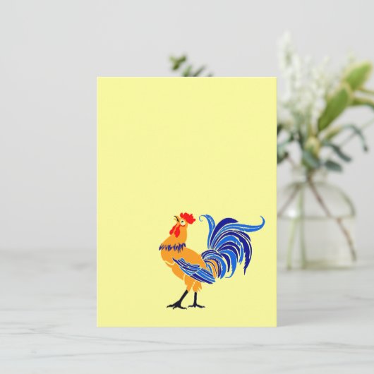 Ontbijt uitnodiging voor sociale oproeppartij (Staand voorkant)