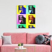 Ontbijt van champions pop kunst canvas afdruk (Insitu (Woonkamer))