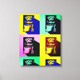 Ontbijt van de champions pop art canvas afdruk
