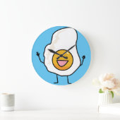 Ontbijt van de Eieren van het spiegelei het Grote Klok (Huis)