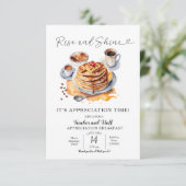 Ontbijt van de Rise and Shine Teacher Kaart (Staand voorkant)