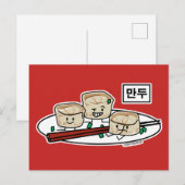 Ontbijt van het de boldim sum van Mandu het Briefkaart (Voorkant / Achterkant)