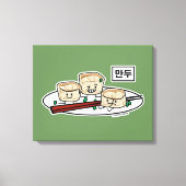Ontbijt van het de boldim sum van Mandu het Canvas Afdruk (Voorkant)