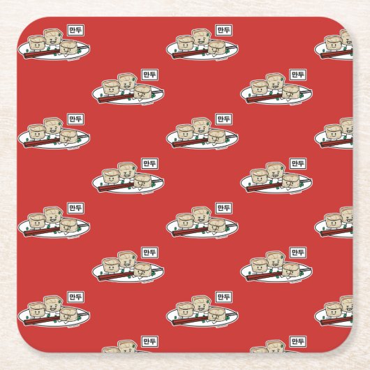 Ontbijt van het de boldim sum van Mandu het Kartonnen Onderzetters (Voorkant)