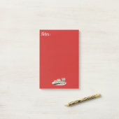 Ontbijt van het de boldim sum van Mandu het Post-it® Notes (Op bureau)