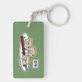 Ontbijt van het de boldim sum van Mandu het Sleutelhanger (achterkant)