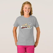 Ontbijt van het de boldim sum van Mandu het T-shirt (Voorkant volledig)