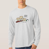 Ontbijt van het de boldim sum van Mandu het T-shirt (Voorkant)