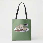 Ontbijt van het de boldim sum van Mandu het Tote Bag (Voorkant)