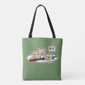 Ontbijt van het de boldim sum van Mandu het Tote Bag (Achterkant)