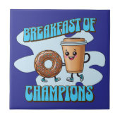 Ontbijt van Kampioenen Tegeltje (Voorkant)
