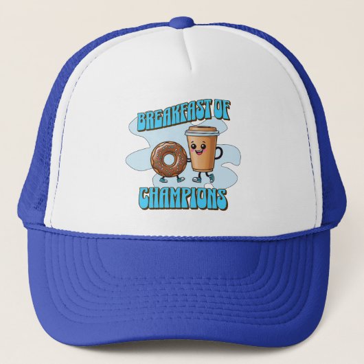 Ontbijt van Kampioenen Trucker Pet (Voorkant)