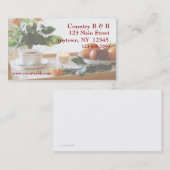 Ontbijt Visitekaartje lade (Voorkant / Achterkant)