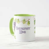 Ontbijt Wijn Grappig Trendy Mok (Voorkant links)