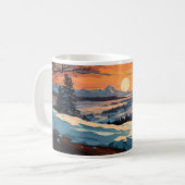 Ontbijt, winter en zon koffiemok (Voorkant links)