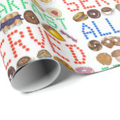 Ontbijt wordt de hele dag geserveerd in New York D Cadeaupapier (Rol Hoek)