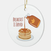 Ontbijt wordt genegeerd keramisch ornament (Links)