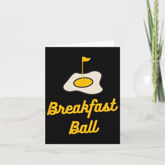 Ontbijtbal Mulligan Golf Kaart (Voorkant)