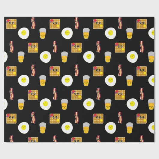 ontbijtbanner cadeaupapier (Vlak)