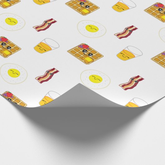 ontbijtbanner cadeaupapier (Hoek)