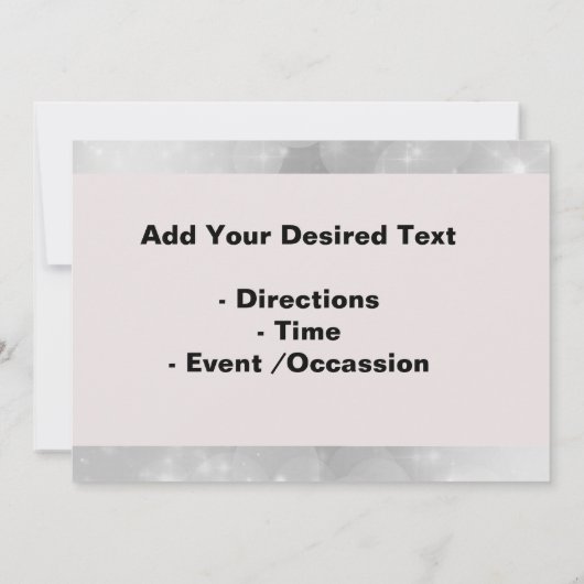 Ontbijtbare uitnodigingskaart kaart (Achterkant)