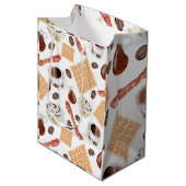 Ontbijtbare voedingsmiddelen Gift Bag Medium Cadeauzakje (Voorkant Gekanteld)