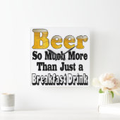 ontbijtbier vierkante klok (Huis)