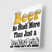 ontbijtbier vierkante klok (Hoek)