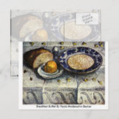 Ontbijtbuffet door Paula Modersohn-Becker Briefkaart (Voorkant / Achterkant)