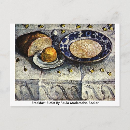 Ontbijtbuffet door Paula Modersohn-Becker Briefkaart (Voorkant)