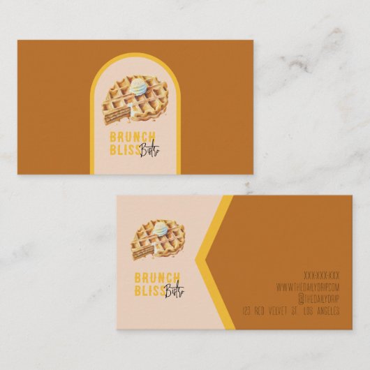 Ontbijtcafé Visitekaartje (Voorkant / Achterkant)